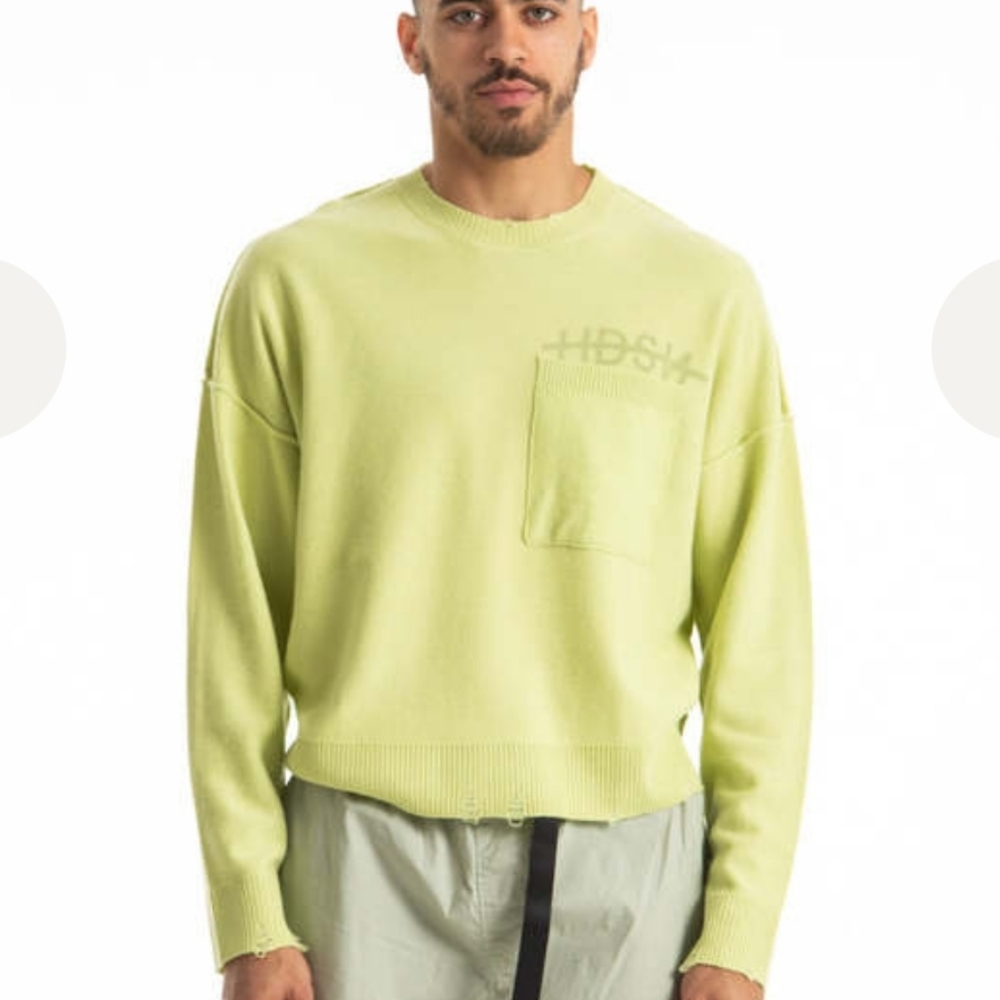 NWT Hudson 2XL Sweater Lime Green